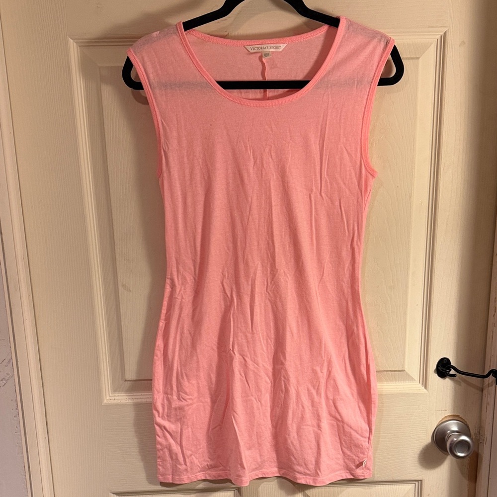 Pink Sleeveless Tunic Top